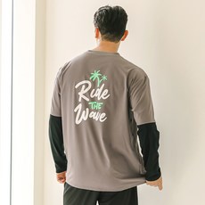 TUBE TREE 男款寬鬆版型層次感防曬衣 A8223