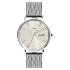 Daniel Wellington 男款經典日期顯示手錶 + 錶盒套組
