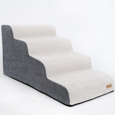 REDPUPPY 寵物裝飾寵物階梯, 牛奶灰