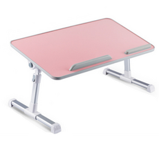 Atigo金屬亮點高度角度可調床邊桌 中型, 粉色的