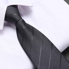 男士用DM素色條紋自動領帶