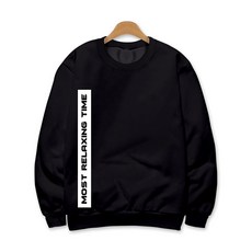 YTCLOSET 男女通用 RELAXING 刷毛大學T