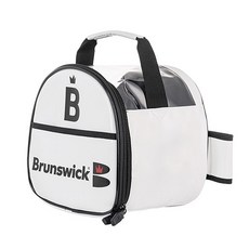 Brunswick 漆皮1球托特包, 全白