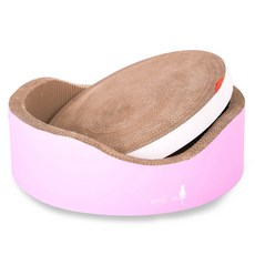 뽀떼 뽀핑크 고양이 스크래쳐 L0, 핑크, 1세트