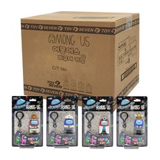 어몽어스 피규어 키링 4종 x 2p 세트, 1세트