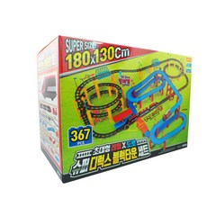 Aida Toy 超級豪華積木小鎮套裝 火車玩具, 混合顏色, 1個