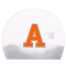 수영모자 SC380, 화이트 + 실버, 1개