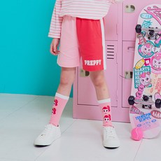 이모션캐슬 프리미에팜 여아용 통기성 캐치 티니핑 나나 프레피 유니크 4부 바지