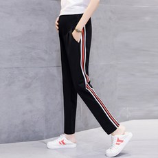 側邊線條孕婦運動褲