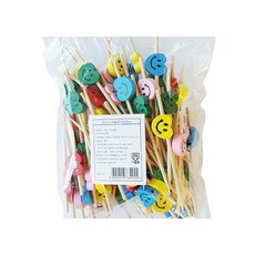 B Home Baking 竹製愛心微笑籤 12cm, 100個, 1套