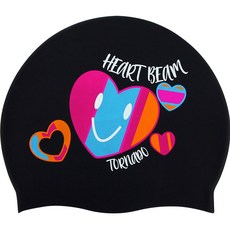 TORNADO 設計款矽膠泳帽 TC1938, 黑色, 1個