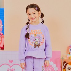 Lili Clair 女童款 酸甜CATCH! TEENIEPING 柔軟普羅旺斯舒適家居服 刷毛大學T