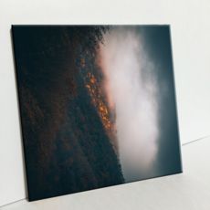 HTP 磁磚 羅馬尼亞薄霧繚繞的山 C1948, 1個