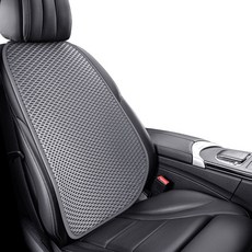 Ez2mk 四季透氣網眼車用座椅靠背 MS-200, 1個, 灰色
