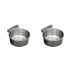 햄스터 스테인리스 물통 사료통 10cm, 2개