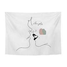 A-hope C款 極簡手繪布質海報 刷毛, 1