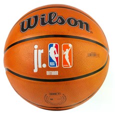 윌슨 Jr NBA WNBA Auth 실외 농구공, 1개, WZ3021801XB