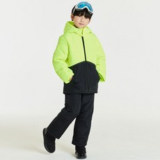 Epleader 兒童方形素色滑雪服上下套裝