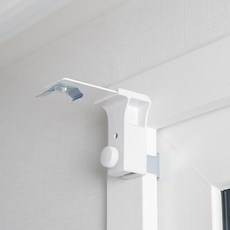 Lifegd100 免釘安裝 免鑽孔掛鉤 軌道百葉窗用, 2個, 白色
