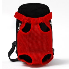 Market A 寵物網布外出包, 紅色