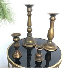 TCR歐洲室內銅製燭台 4件組, 金子