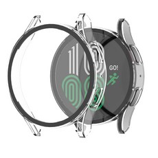 MOLAN CANO 全覆蓋智慧手錶保護殼 2件組, 透明 + 透明