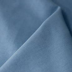 Cheonpam 11支日常風格亞麻布料, 藍色