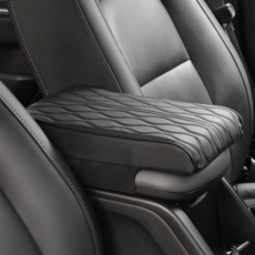 RoadWinner 車用中控台扶手墊, 1個, 黑色