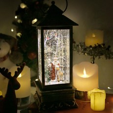 法式復古直立燈音樂盒, 聖誕老人