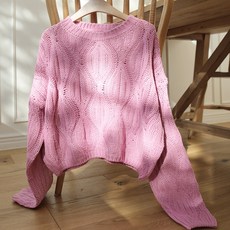 BBAE BBAE 女款素色麻花短版針織T恤