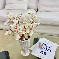 아르띠콜로 벚꽃 조화 인테리어 부쉬, 화이트, 3개