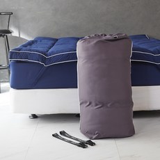 라뽐므 데인티 토퍼 + 파우치 백 세트, 네이비