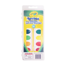 Crayola 繪兒樂 可水洗固體顏料, 16色