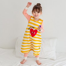 Cordi-i 女孩童愛心條紋防踢背心