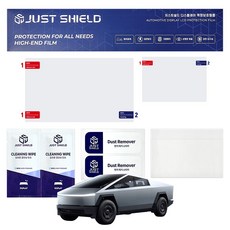 JUST SHIELD High Clear FHD 特斯拉 Cybertruck 螢幕保護貼, 1套, 단일상품