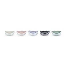 LE CREUSET 輕荷漫舞系列 筷架5件組, 貝殼粉 + 淡粉紫 + 湖水綠 + 蛋白霜 + 燧石灰, 1套
