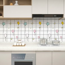 Anuro 廚房磁磚防油汙貼紙 C110, 1個