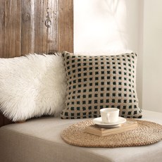 BELLELIFE 方形羊毛抱枕套