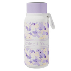 Rhino.life 智能溫顯保溫提手杯, 1個, 480ml, 丁香紫