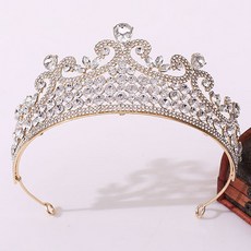 Estella 自助婚紗寶石頭飾 tit152, 1個, 金色