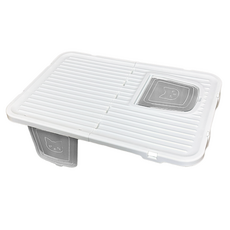 毛皇上 超巨大貓砂盆專用蓋, 淺灰蓋, 1個