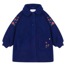 Moda carina 女童卷繡大衣 M2043C006