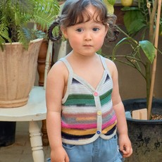 Firstblue 兒童吊帶開襟衫