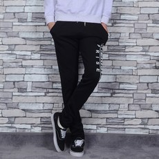 타운클로 남성용 기모 체리쉬세미 슬림핏 트레이닝 팬츠