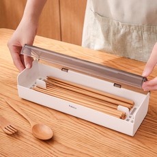 簡易排水廚房餐具RD_445, 白色的, 1個