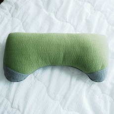 Sarang Yegam 防滑頸椎碎乳膠枕頭, 黃綠色, 1個