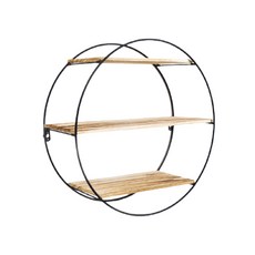 圓形3層壁掛式置物架 YT_RA1337, 3段, 混色