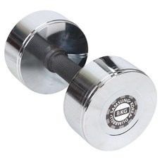 우성 다이나믹 크롬 덤벨, 8kg, 1개