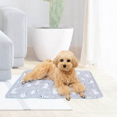 폴라베어 애견 쿨매트, 그레이, 1개