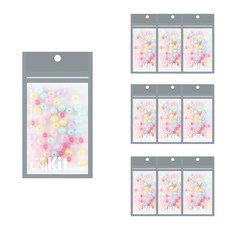 Uniart 彩色串珠 11號, 混色, 10個